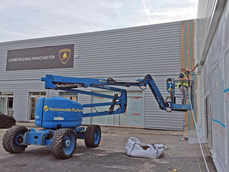 cladding spraying manchester