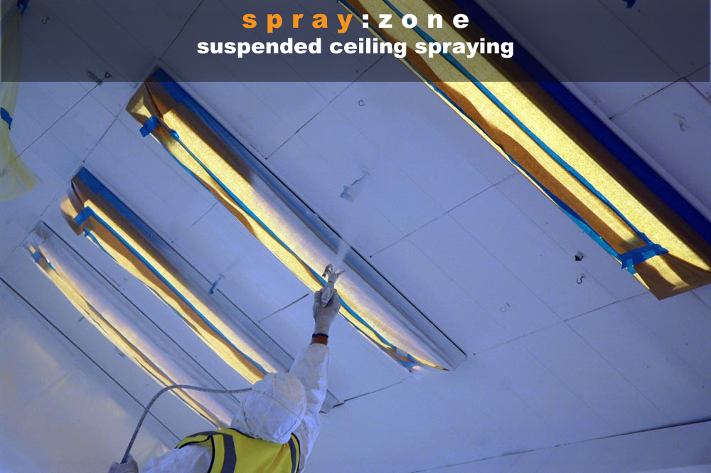 Sprayzone Suspended Ceiling Spraying 2