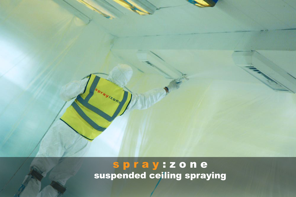 Sprayzone Suspended Ceiling Spraying 3