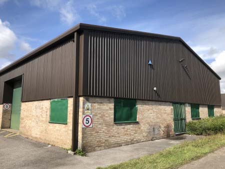 claddingspraying andover2 Cladding Spraying - Industrial Unit, Andover