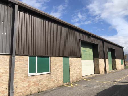 claddingspraying andover6 Cladding Spraying - Industrial Unit, Andover