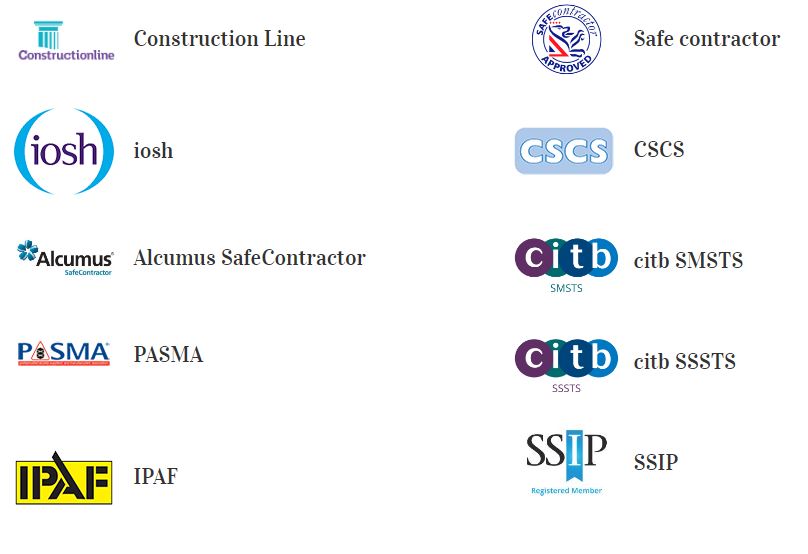 Spraying contractor accreditations